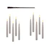 Schwimmende LED-Kerzen - 10x Stuck - weis - 15 cm - Produktbild-Vorschau 1