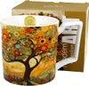 DUO Jumbo Becher 750 ml MODERN TREE New Bone China Produktbild-Vorschau 2