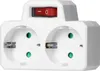 distributore 2x2P+Z con interruttore OR-AE-13187(GS) Schuko Anteprima dell’immagine prodotto 3