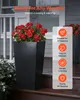 VEVOR Pot de fleurs 325 x 325 x 665 mm, lot de 2, grand pot Voir les images du produit 2