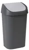 Curver Abfalleimer mit Schwingdeckel schwarz 50L Produktbild-Vorschau 6