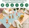 Tischläufer, 30 cm x 30 m, Vliesstoff, Eukalyptusgrün Produktbild-Vorschau 6