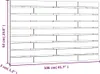 vidaXL Wand-Kopfteil Grau 106x3x63 cm Massivholz Kiefer -  Produktbild-Vorschau 9