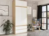 Skříň šatna s nástavcem 90x234 cm FRAMIRE B-9-NTIP sonoma Náhled obrázku produktu 5