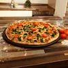 Lot de 4 plaques à pizza rondes Relaxdays, plaques de Voir les images du produit 2