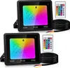 Jopassy 50W RGB fluter mit Fernbedienung RGB LED Strahler Produktbild-Vorschau 1