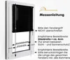 Diagram showing how to measure a window for blinds. Produktbild-Vorschau