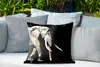 MuchoWow® Outdoor Kissen - Elefant - Tiere - Farben - 50x50 Produktbild-Vorschau 4