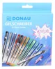 Donau Elektronik 12 DONAU Glitzer Gelschreiber transparent Náhľad obrázku produktu 6