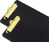 Cartella di legno BLACK pad A5 con clip GOLDEN set di 2 Anteprima dell’immagine prodotto 2