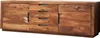 MASSIVMOEBEL24 | Buffet 200x50 Palissandre laqué Noisette Voir les images du produit 1