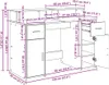 Biurko Czarne Dąb 120X55X91 Cm Drewno Inżynieryjne Lumarko! Podgląd zdjęcia produktu 8