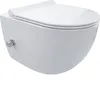 Miska WC MONESI, z funkcją bidetu, ceramiczna, biały połysk Podgląd zdjęcia produktu 1