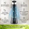 A tower fan is shown with various features highlighted by text and icons. Produktbild-Vorschau