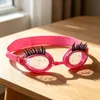Schwimmbrille für Kinder mit Wimpern, wasserdicht, kein Produktbild-Vorschau 8