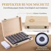 Münzsammelbox, Münzhalter, Münzbox aus Holz, 100 Stück Produktbild-Vorschau 5