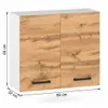 ULWEHOME Szafka kuchenna wisząca górna 80 cm z 2 frontami Podgląd zdjęcia produktu 2