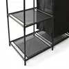 1.02 Badplank met wasmand, zwart - ongeveer 69 x 35,5 x 77 Productafbeelding-voorbeeld 3