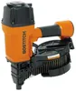 A Bostitch coil roofing nailer loaded with nails is shown against a white background. Produktbild-Vorschau