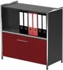 kerkmann Sideboard ARTLINE 2 Ordnerhöhen 1 rote Schublade Produktbild-Vorschau 2