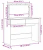 vidaXL Coiffeuse Artisan-Chêne 100 x 40 x 120 cm Bois Voir les images du produit 7