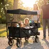 Miweba Bollerwagen MB-20 faltbar | Transportwagen mit Dach Produktbild-Vorschau 1