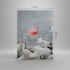 Bild auf Leinwand - Leinwandbild - Einteilig - Flamingo Produktbild-Vorschau 3