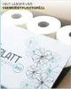 Glücksblatt Toilettenpapier Box, 3-lagig, 27 Rollen x 250 Produktbild-Vorschau 3