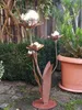 Edelrost Blume Ferrum mit Edelstahlkugeln Produktbild-Vorschau 2