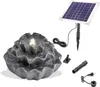 esotec Solar Muschelbrunnen mit Akku und LED Licht Produktbild-Vorschau 2