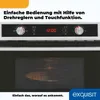 Exquisit Einbaumikrowelle EBM 4544 HI | 900 Watt | Grill | Produktbild-Vorschau 7