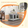 PawHut Hundekäfig, Hundehütte für Mittelegroße Hunde, Produktbild-Vorschau 6