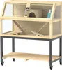 Holzkäfig für Zwerghamster mit Zubehör, 87x43x101cm mit Produktbild-Vorschau 1