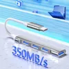 INF Type-C 4-Port USB 2.0 Hub aus Aluminium für Büro und Produktbild-Vorschau 4