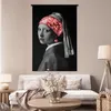 MuchoWow® Wandteppich Wandbehang Das Mädchen mit dem Produktbild-Vorschau 5