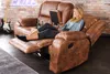 2er Kinosessel HOLLYWOOD antik braun mit Cupholder Produktbild-Vorschau 4