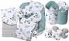 Babynest 7-teiliges Set Babymam Baumwolle Minky 110x65cm Produktbild-Vorschau 1