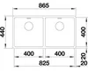 BLANCO ANDANO 400/400-IF, Schrankwaschbecken, Edelstahl, Produktbild-Vorschau 5