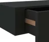 Nástěnné police se zásuvkou 2 ks černé 60 x 23,5 x 10 cm Náhled obrázku produktu 10