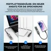Externes M.2 NVMe SSD Gehäuse mit USB 3.1 Adapter 10 Gbps, Produktbild-Vorschau 4