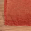 Ösengardine Leinenoptik uni terracotta 140x260cm Produktbild-Vorschau 8