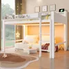 Letto a soppalco Merax 140x200 cm, letto a castello in Anteprima dell’immagine prodotto 3