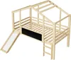Sweiko Lit d'enfant 90 x 200 cm Design de grenier avec Voir les images du produit 12