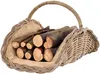 KRINES HOME Holzkorb Woody aus Kubu-Rattan Naturrohr (Kubu Produktbild-Vorschau 1