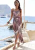LASCANA Midikleid mit sommerlichem Print und Schlitz, Produktbild-Vorschau 3