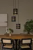 Lampada a sospensione ROSAS nera 3xE27x40W in metallo, Anteprima dell’immagine prodotto 3