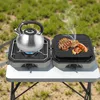 Réchaud à gaz Izrielar avec 2 brûleurs, pliable, avec Voir les images du produit 11