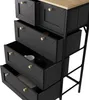 commode Vicco Belaro Noir 56x95cm avec 5 tiroirs, Model Voir les images du produit 5