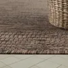 Tapis d'extérieur à tissage plat aspect sisal avec bordure Voir les images du produit 2