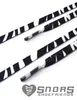 SNORS bedruckte Schnürsenkel flach - ZEBRA WEISS - 10mm - Produktbild-Vorschau 2
